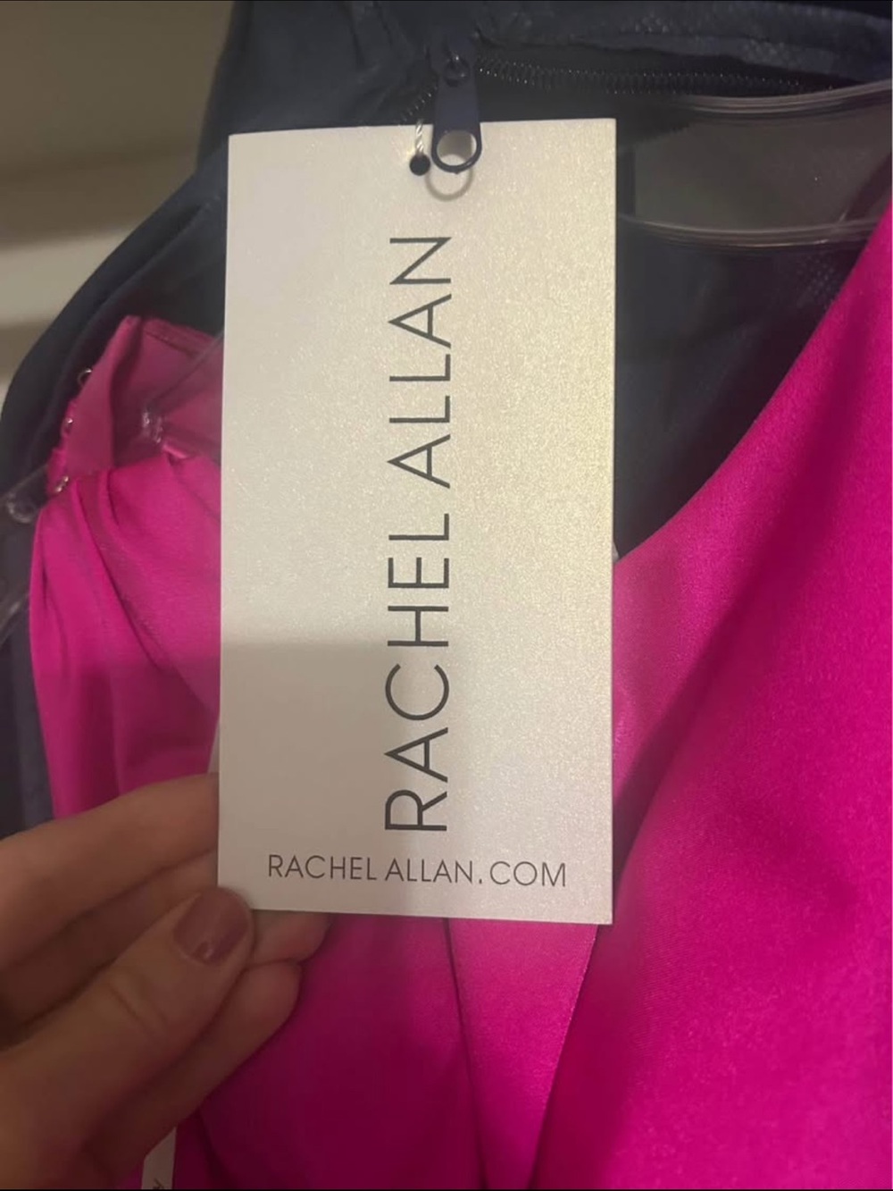 Rachel Allan Hot Pink Formal Dress